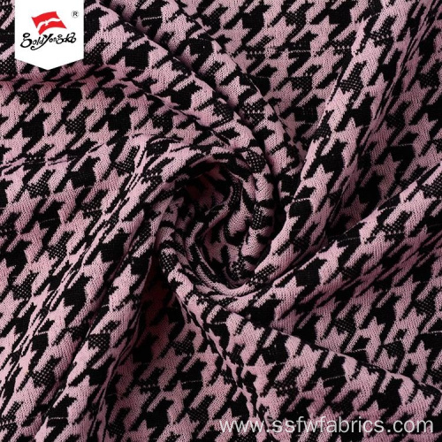 Hard-wearing Polyester Printed Jacquard Fabric